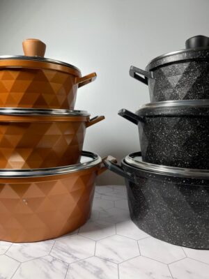 Granite Casted Nonstick Pot Set