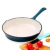 Enamel iron casted Frypan