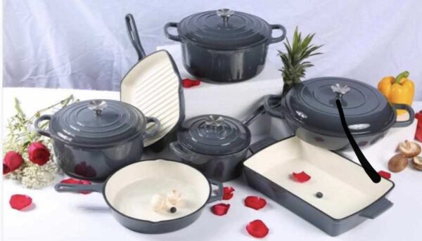 Enamel pot set