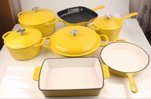 Enamel pot set