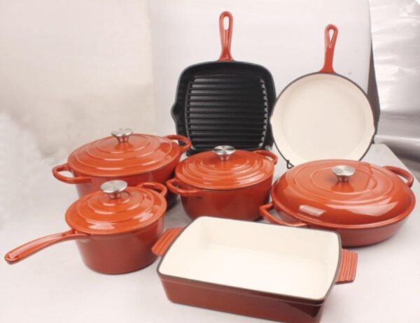 Enamel pot set